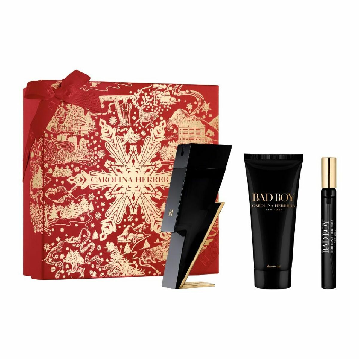 Men's Perfume Set Carolina Herrera BAD BOY EDT-0