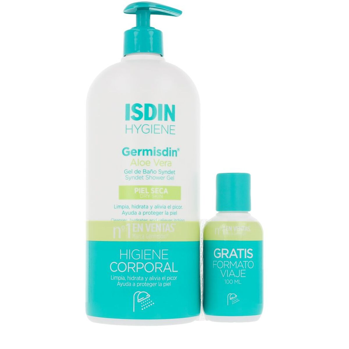 Bath Set Isdin Germisdin Aloe Vera 2 Pieces-0